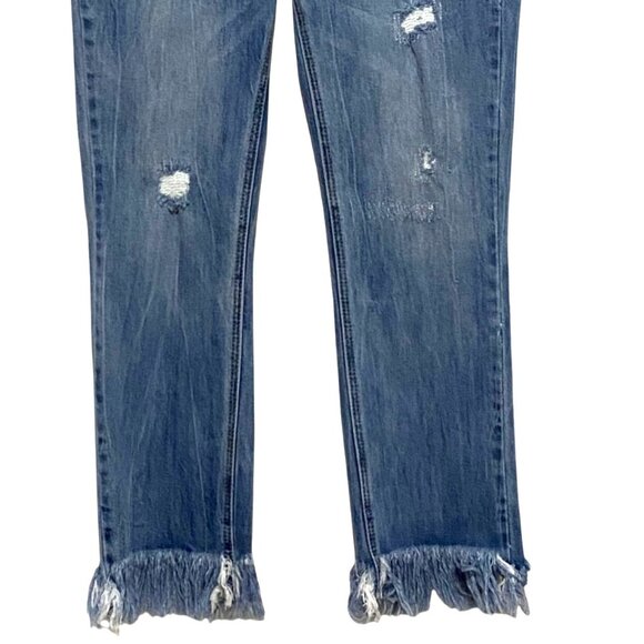 Velvet Heart Denim Debbie Girlfriend Slim Jeans Womens Size 29 Embroidered - Picture 3 of 7